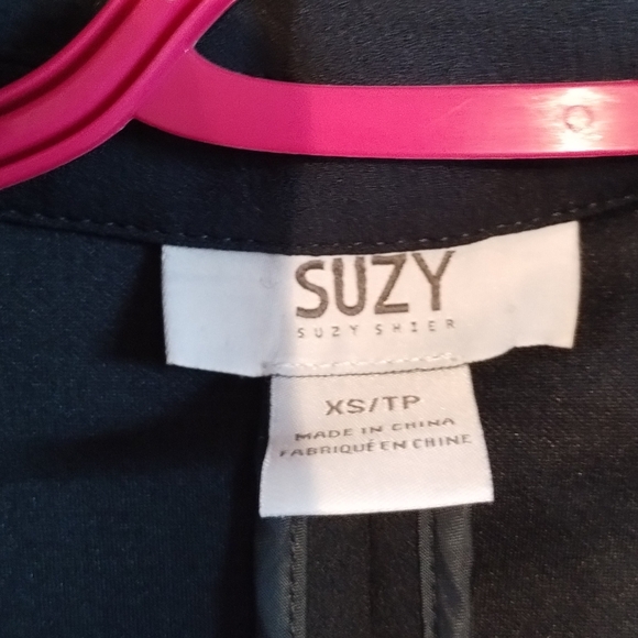 Suzy Shier Vest Style Open Blazer - Picture 4 of 5